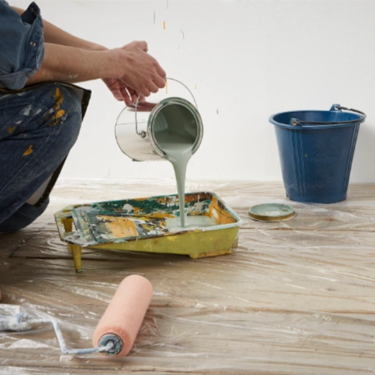 Polyacrylate dispersant interior wall coating application