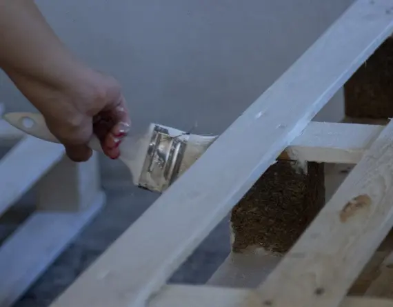 Applying Wood Paint